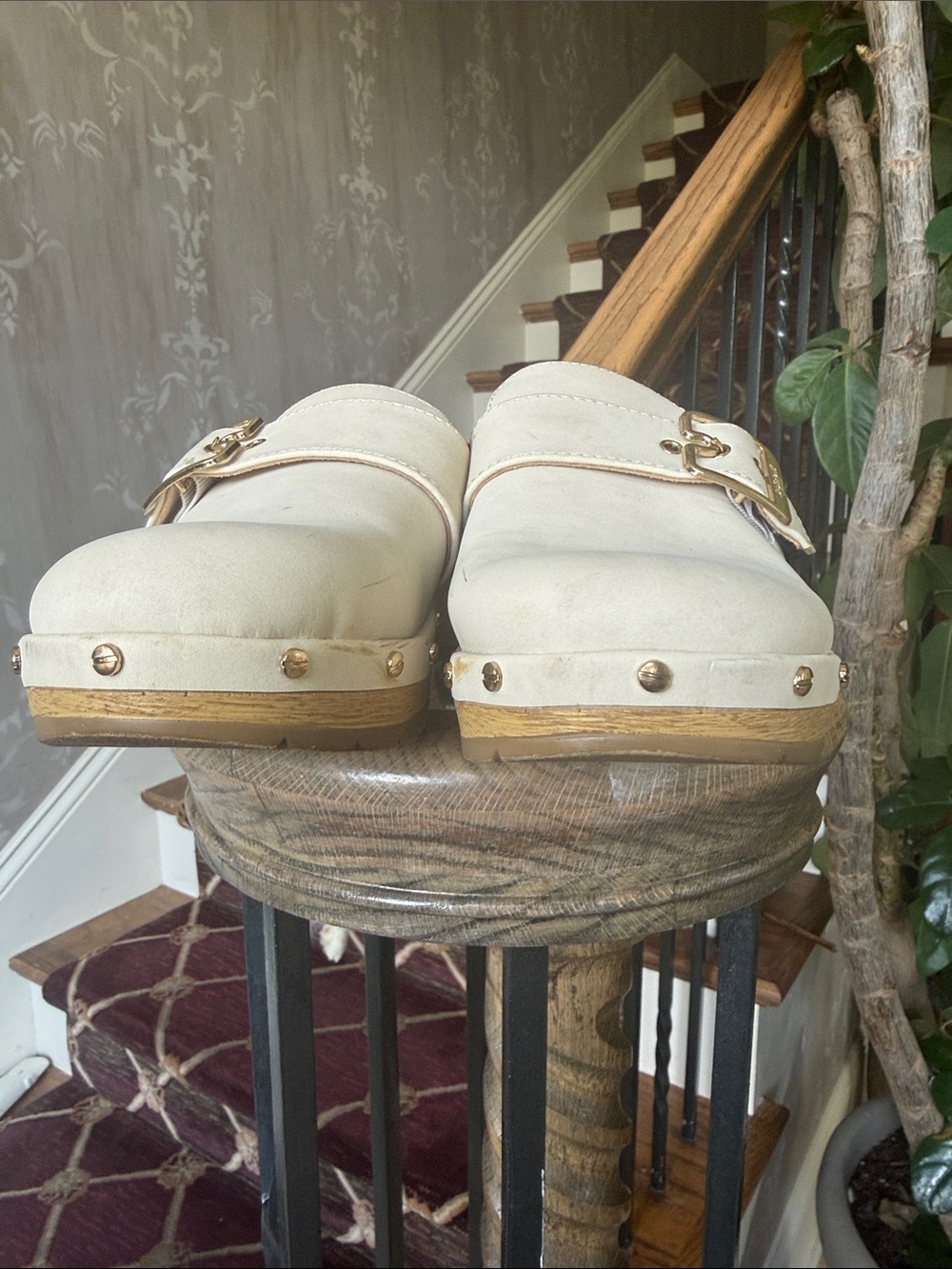 DR SCHOLLS classic clogs cream size 7 good condition - Picture 4 of 11